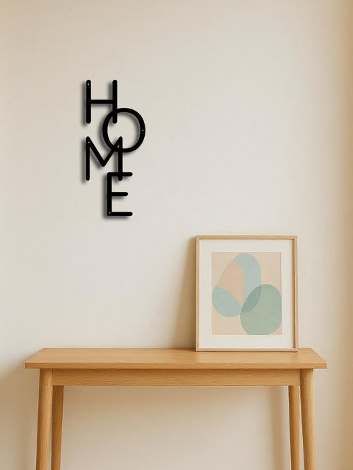 "HOME" Metal Wall Sign
