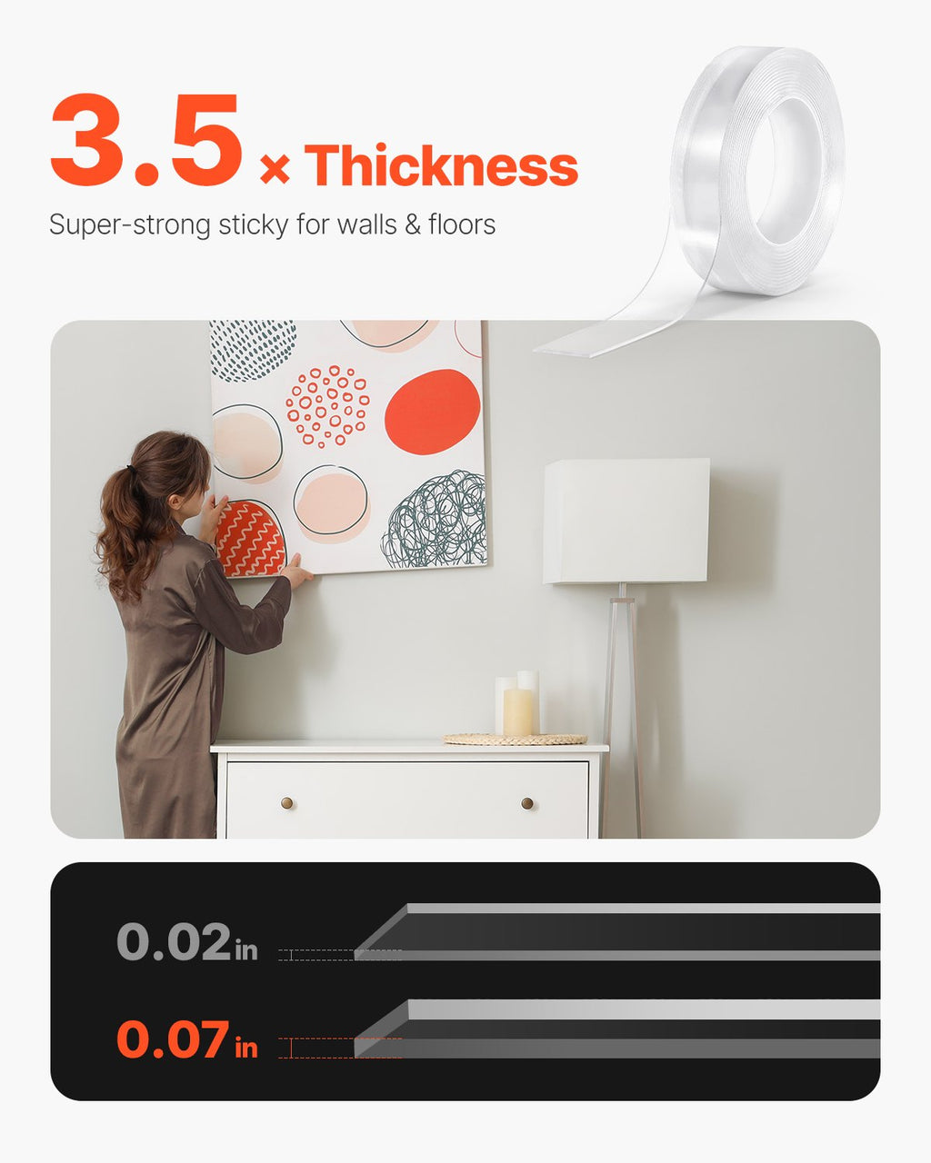 Double-Sided Nano Mounting Tape (16 ft)