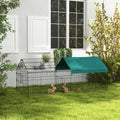 73 in Small Animal Run with Shade Roof