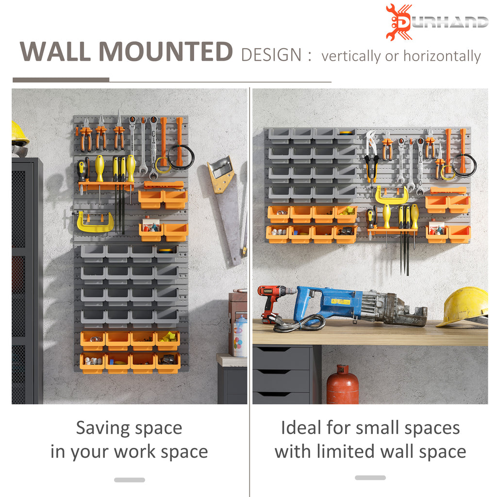 44-Piece Pegboard Tool Organizer Kit