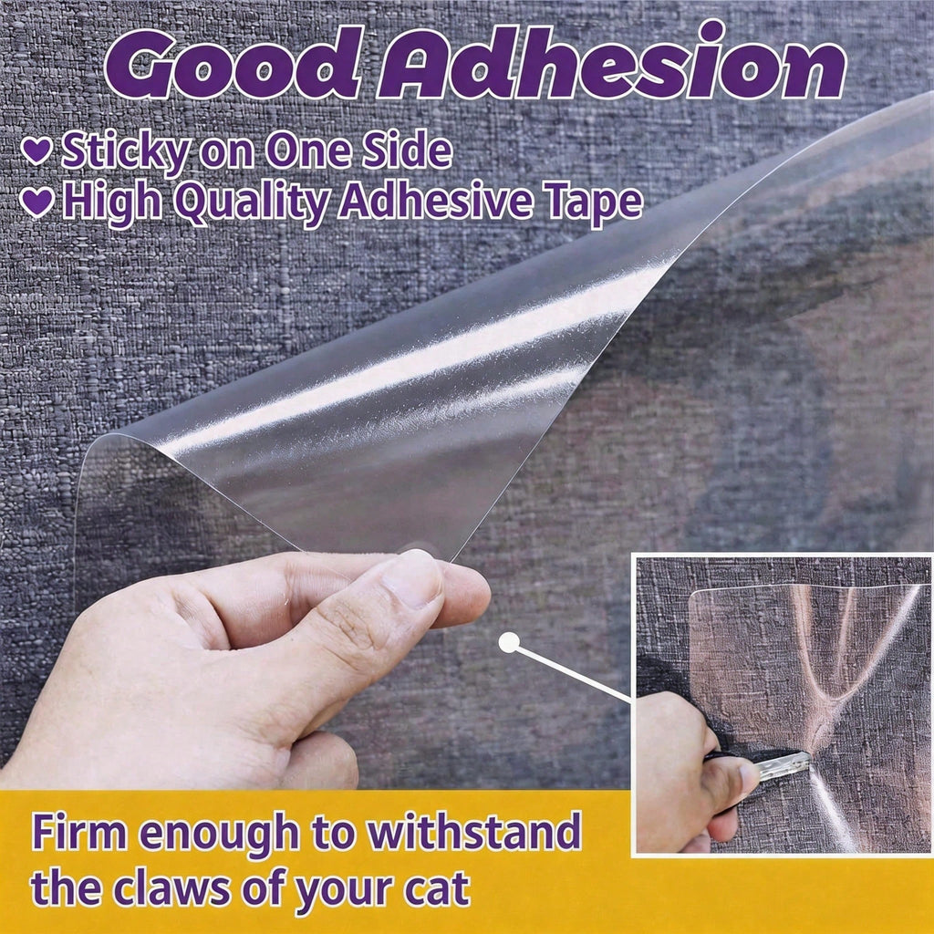 Self-Adhesive Cat Scratch Furniture Protectors (12 Sheets)