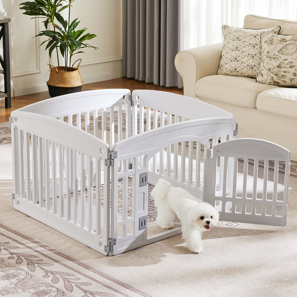 Metal Dog Playpen Fence (4 or 6 Panels)