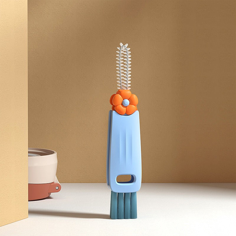 3-in-1 Water Bottle & Lid Cleaning Brush Set (3 pcs)