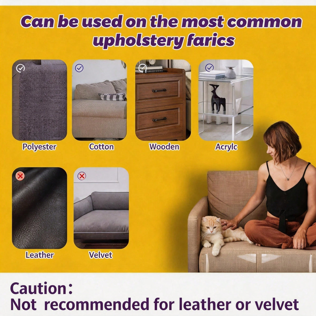 Self-Adhesive Cat Scratch Furniture Protectors (12 Sheets)